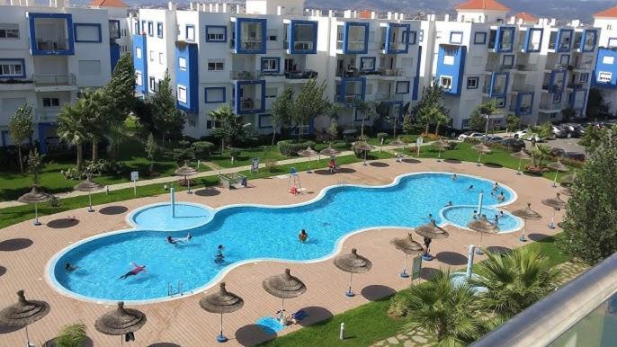 Superbe Appartement Au Centre De Cabo Negro En Residence Avec Piscines Et Tobogan Exterior foto