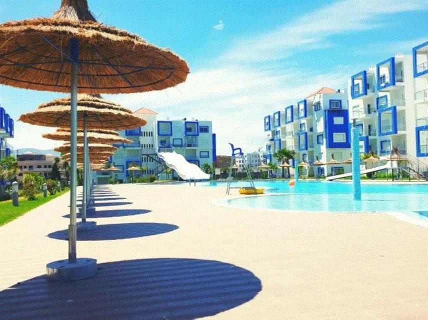 Superbe Appartement Au Centre De Cabo Negro En Residence Avec Piscines Et Tobogan Exterior foto